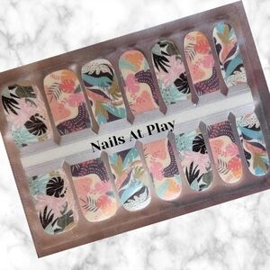 5 for $15 Nail Wraps- Botanical Gardens